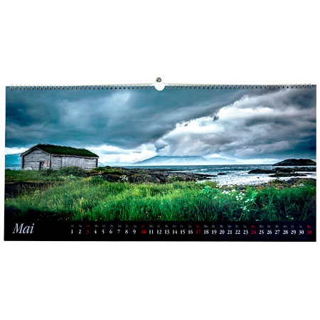 Panorama-Kalender 35x70