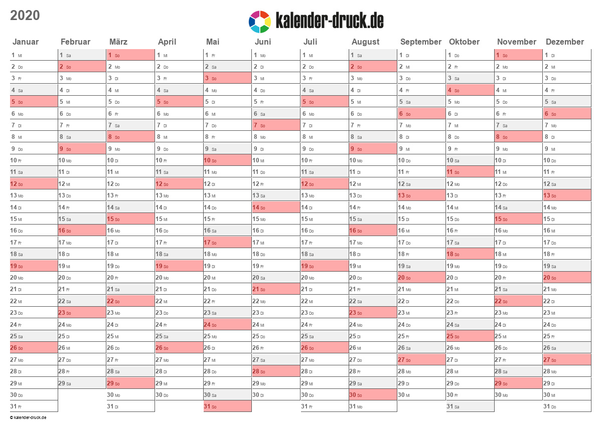 Kalender Kostenlos Ausdrucken 2021